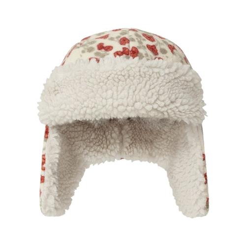 garbo&friends Blomstret Vinterhue Royal Cress 46/48 cm  Creme  46/48 cm  Drenge, Piger