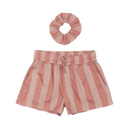 The New Ofelia Shorts Old Rose Striped Old Rose Striped 5-6 Y  Lyserød  5-6 år  Piger