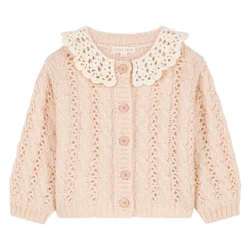 Louise Misha Ascalia Babycardigan Blush 24 months  Lyserød  24 måneder  Piger