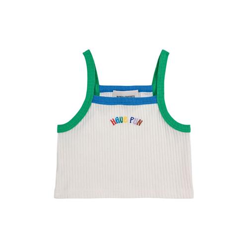 Bobo Choses Have Fun Afskåret Tanktop Offwhite 4-5 Y  Hvid  4-5 år  Piger
