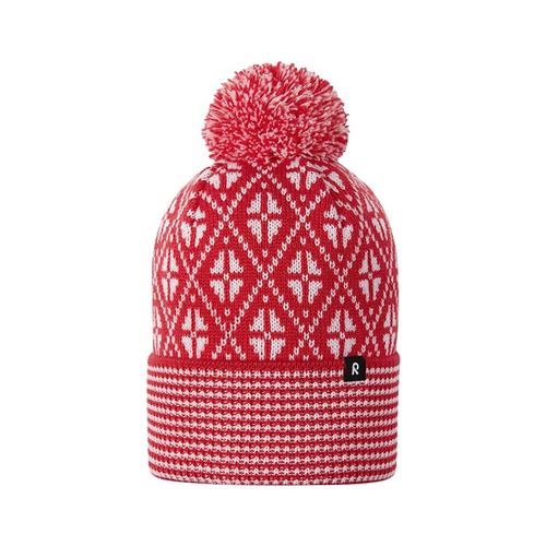 Reima Beanie - Kuurassa i Tomato red 56 cm  Rød  56 cm  Drenge, Piger