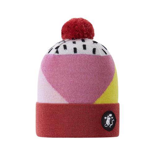 Reima Beanie - Moomin Flinga i Red Clay 48 cm  Rød  48 cm  Drenge, Piger