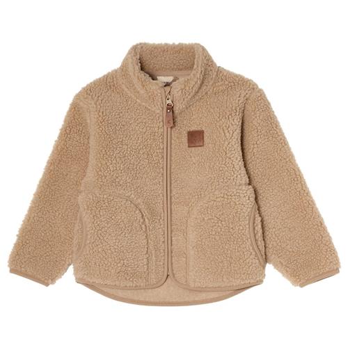 Kuling Austin Pile Fleecejakke Sand 104cm  Beige  104 cm  Drenge, Piger