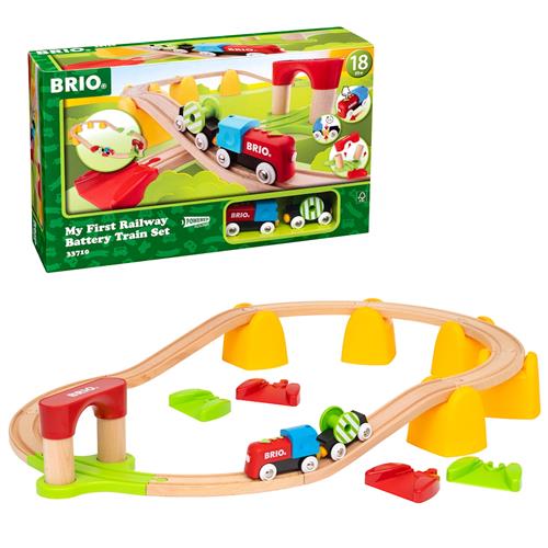 BRIO BRIO® Min Første Jernbane - 33710 Batteritog Sæt One Size  Gul  One Size  Drenge, Piger