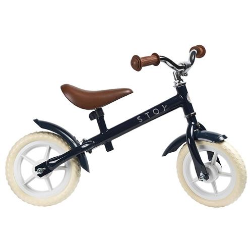 Stoy 10" Vintage Balancecykel Marineblå 2-4 Y      Drenge, Piger