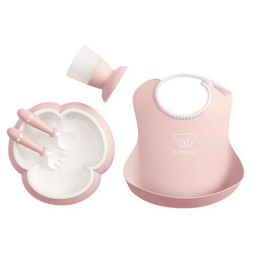 BabyBjörn Middagssæt Med Hagesmæk Pulver Pink One Size  Lyserød  One Size  Drenge, Piger