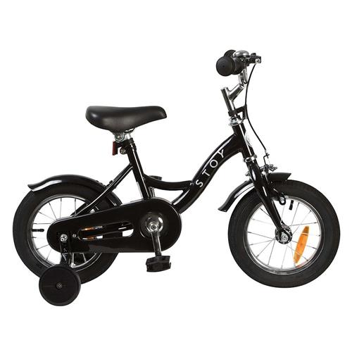 Stoy 12" Classic Cykel Sort 2-4 Y      Drenge, Piger
