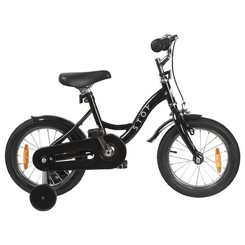 Stoy 14" Classic Cykel Sort 3-5 Y      Drenge, Piger
