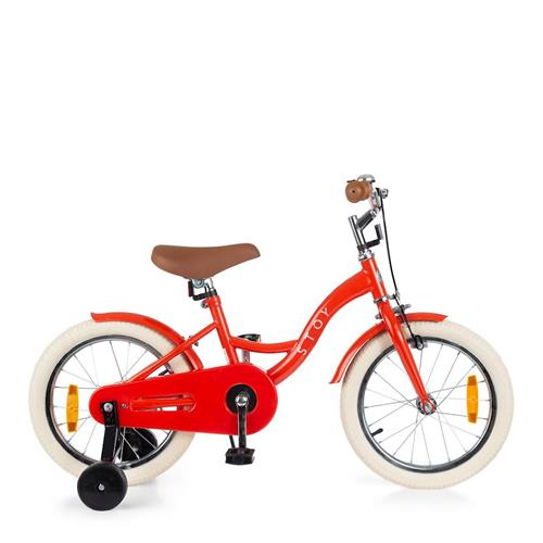 Stoy 16" Vintage Cykel Rød 4-6 Y      Drenge, Piger