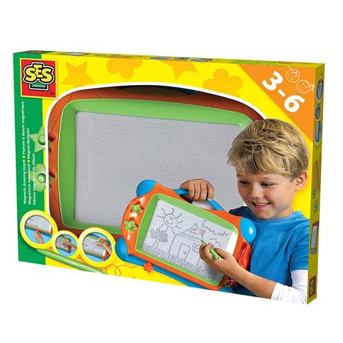 SES Creative Magnetisk Tegnebræt  Yellow-3-6 Y  Gul  3-6 år  Drenge, Piger