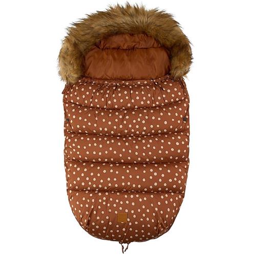 Buddy & Hope Winter Prikket Kørepose Kanelbrun One Size   Prikker   Drenge, Piger