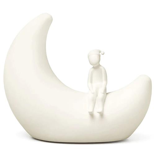 Cam Cam Moon Natlys Off-white  Off-White One Size    One Size  Drenge, Piger
