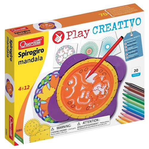 Quercetti Spirogiro Mandala Håndværkssæt 3-6 Y      Drenge, Piger