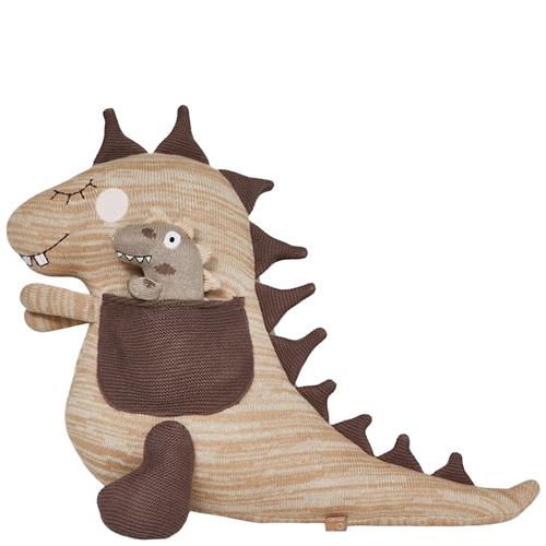 OYOY Dina & Bobo Dino Tøjdyr Beige 0-2 Y      Drenge, Piger