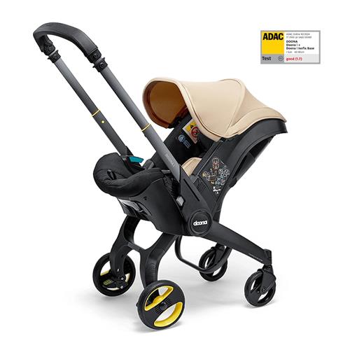Doona Doona I Autostol Og Klapvogn I Ét Sahara Sand  One Size  Beige  One Size  Drenge, Piger