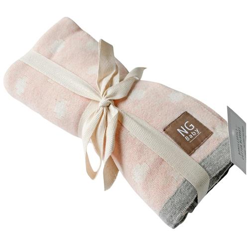 NG Baby Bomuldsplaid Rose Cross 70x100 cm      Drenge, Piger