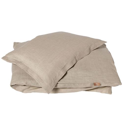 NG Baby Sengesæt Linned Krybbe/vuggestue Natural Beige One Size      Drenge, Piger