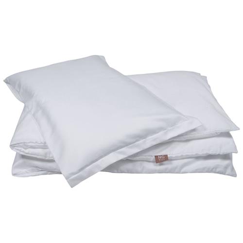 NG Baby Sengesæt Krybbe/Halvhøj Seng White One Size      Drenge, Piger