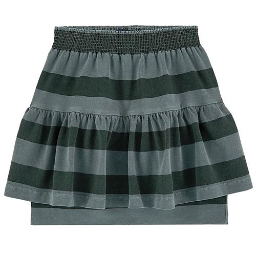 The Animals Observatory Slug Skirt Grey Green Stripes 3 Y    3 år  Piger