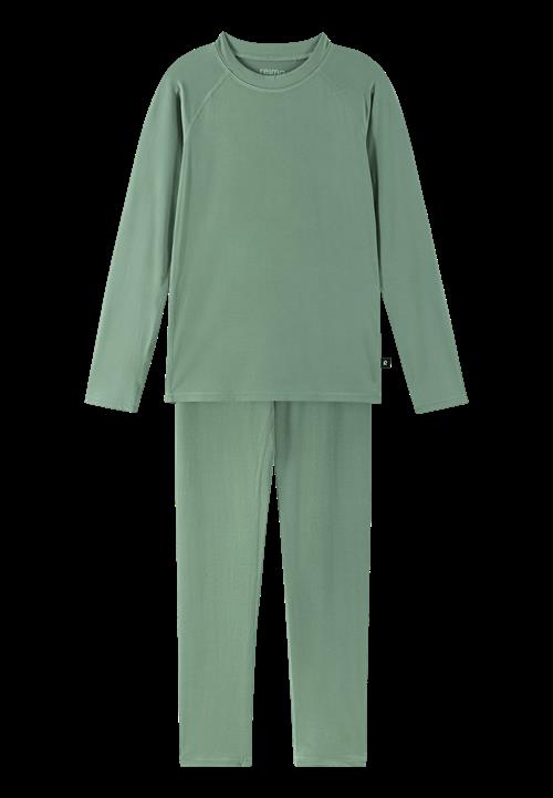 Reima Sportti Sæt Med Basislagstøj Green Clay  140 cm    140 cm  Drenge, Piger