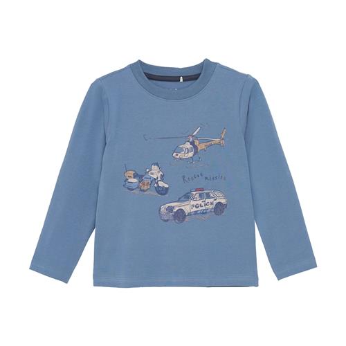 Minymo Langærmet T-shirt China Blue  116 cm    116 cm  Drenge