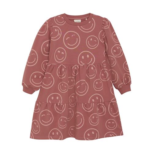 Minymo GOTS Sweatshirt-kjole Aop Withered Rose  98 cm    98 cm  Piger