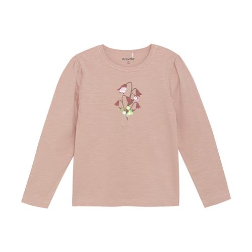 Minymo Langærmet T-shirt Misty Rose  92 cm    92 cm  Piger