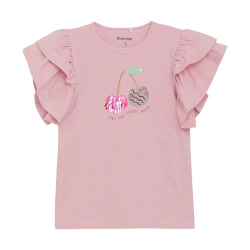 Minymo T-shirt Bleached Mauve  122 cm    122 cm  Piger
