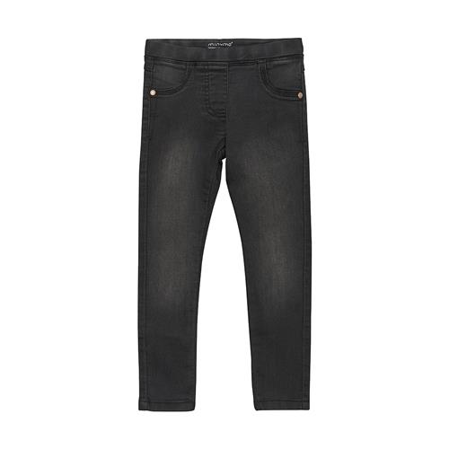Minymo Stretchy Slim Fit Jeggings Grey Black  104cm    104 cm  Piger
