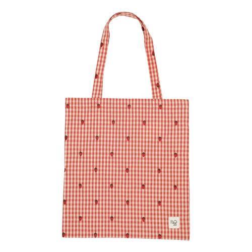 Flöss Molly Taske Medium Berry Gingham  Berry Gingham-One Size  Rød  One Size  Piger