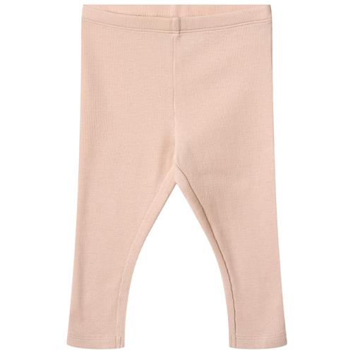 Wheat Rib Leggings Maddy Powder Powder 86 cm  Lyserød  86 cm  Piger