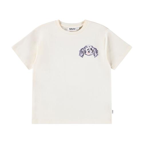 Molo GOTS Riley T-shirt Buttercream 110 cm    110 cm  Drenge, Piger