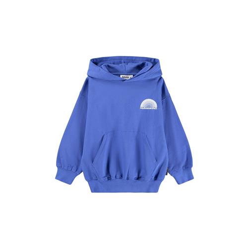 Molo GOTS Marlo Hættetrøje Dazzling Blue 128 cm    128 cm  Drenge, Piger