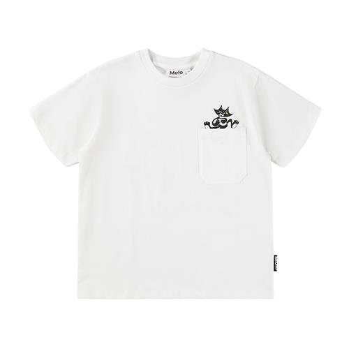 Molo GOTS Rickey T-shirt Crisp White 128 cm    128 cm  Drenge, Piger