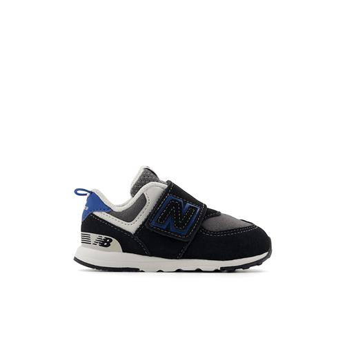 New Balance 574 Kids NEW-B Hook & Loop Sneakers Black  Black 21.5 EU    21.5 EU  Drenge