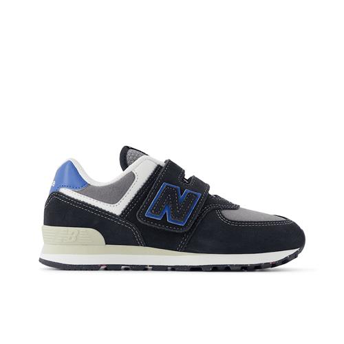New Balance 574 Kids NEW-B Hook & Loop Sneakers Black  Black 34.5 EU    34.5 EU  Drenge