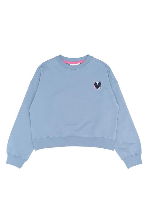 The New GOTS Petria Sweatshirt Tempest  Tempest 9-10 Y  Blå  9-10 år  Piger