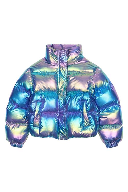 The New Paris Puffer-jakke Metallic  Metallic 3-4 Y  Lilla  3-4 år  Piger
