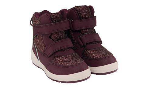 Viking Fun Glitter Warm GTX 2V Vandtætte Sko Med Glitter Plum  23 EU    23 EU  Piger