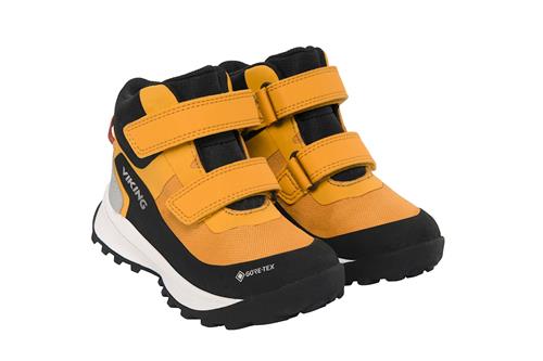 Viking Expower Mid GTX 2V Vandtætte Sko Mustard  Mustard 25 EU  Gul  25 EU  Drenge, Piger