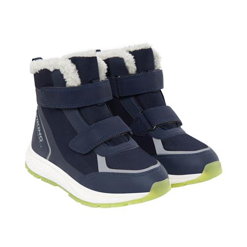 Viking Equip Glow Warm WP 2V Slidstærke Vandtætte Sko Navy  25 EU    25 EU  Drenge