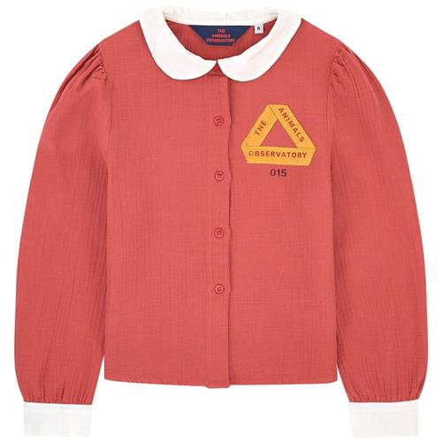The Animals Observatory Kangaroo Shirt Red Triangle 4 Y    4 år  Piger