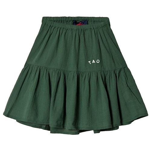 The Animals Observatory Bird Skirt Green Black Tao Green Black Tao 2 Y  Grøn  2 år  Piger
