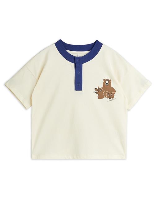 Mini Rodini GOTS Camp Rodini Sp Grandpa Tee Offwhite  104/110 cm    104/110 cm  Drenge, Piger