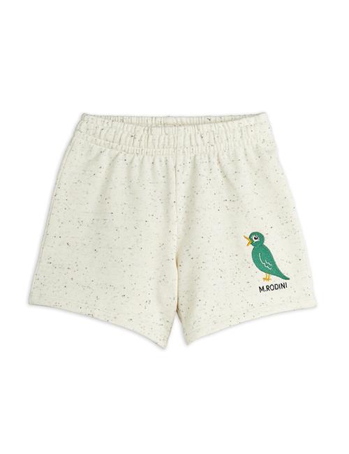 Mini Rodini GOTS Bird Emb Sweatshorts Offwhite  140/146 cm    140/146 cm  Drenge, Piger