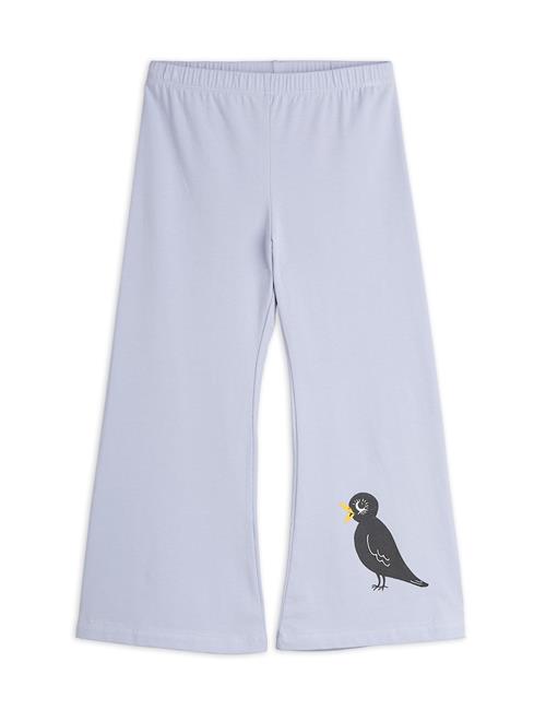 Mini Rodini GOTS Birds Sp Flared Bukser Purple  104/110 cm    104/110 cm  Drenge, Piger