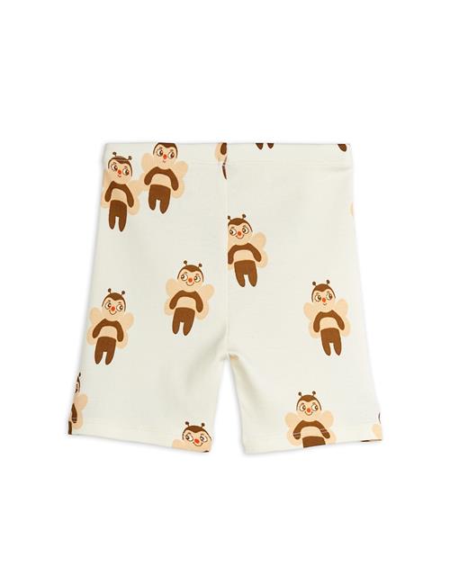 Mini Rodini GOTS Bees Aop Cykelshorts Offwhite  68/74 cm    68/74 cm  Drenge, Piger
