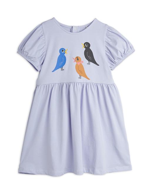Mini Rodini GOTS Birds Sp Kortærmet Kjole Purple  140/146 cm    140/146 cm  Piger