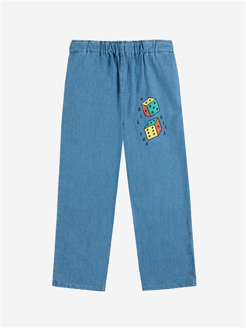 Bobo Choses Roll The Dice Denim-bukser Navy Blue  Navy Blue 6-7 Years  Blå  6-7 år  Drenge