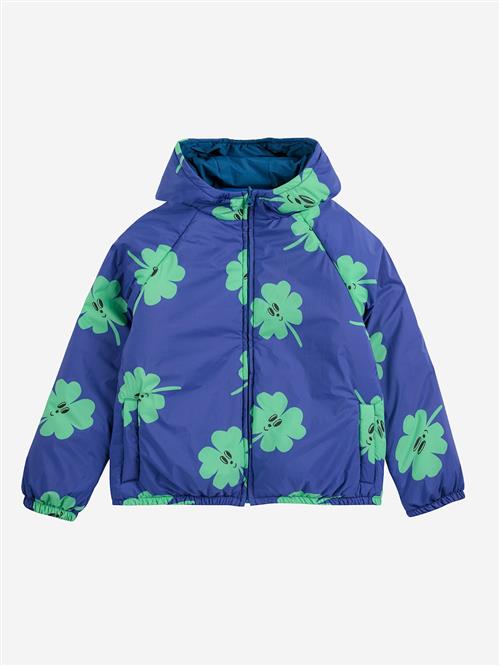 Bobo Choses Lucky Clover All Over Vendbar Jakke Purple  Purple 6-7 Years  Lilla  6-7 år  Piger
